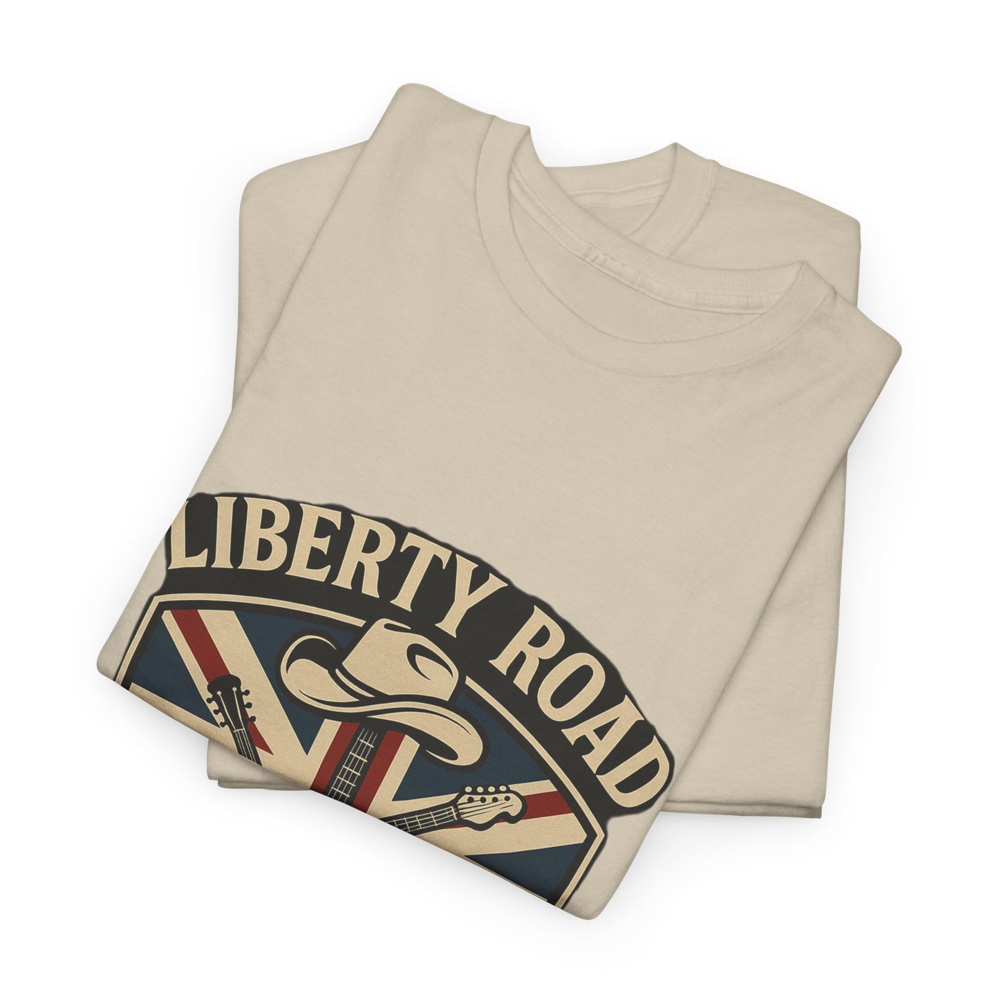 Liberty Road Rebels Britannia Rock 'n' Roll Rebels Tee Unisex Heavy Cotton T-Shirt