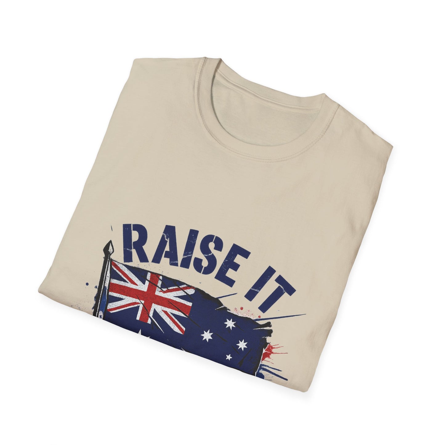 Raise It Respect It Australia Flag Unisex T-Shirt Tee