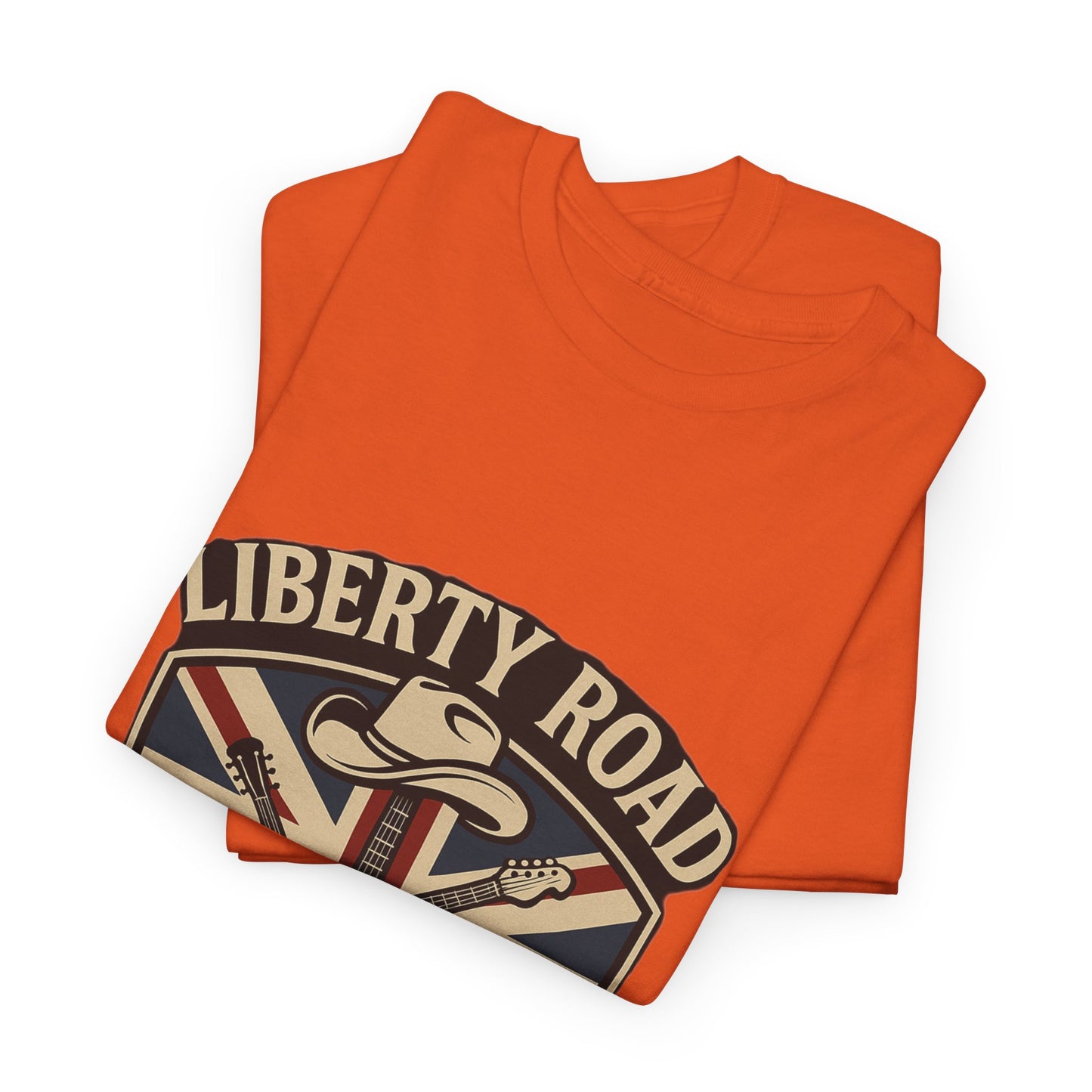 Liberty Road Rebels Britannia Rock 'n' Roll Rebels Tee Unisex Heavy Cotton T-Shirt