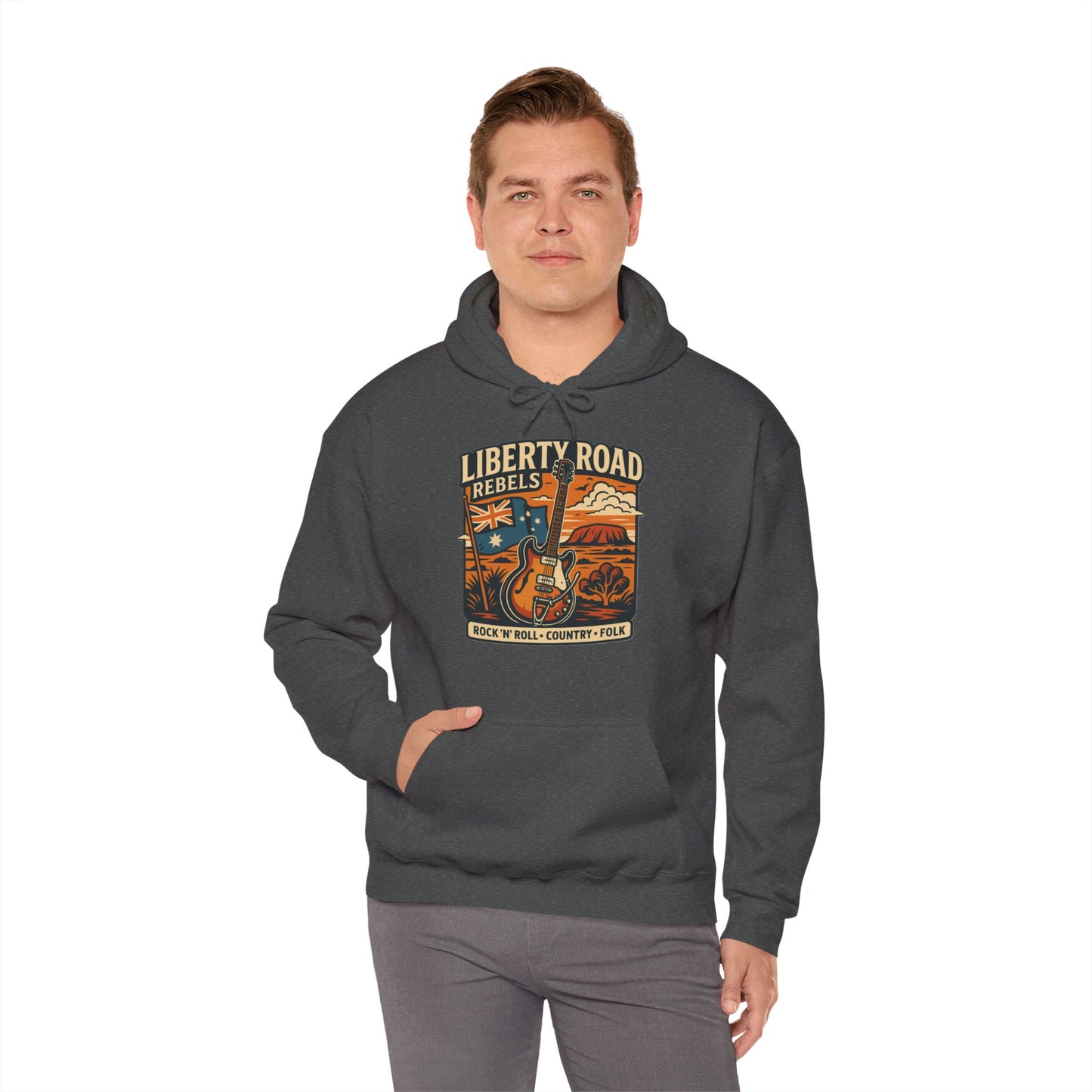 Liberty Road Rebels Australiana Hoodie