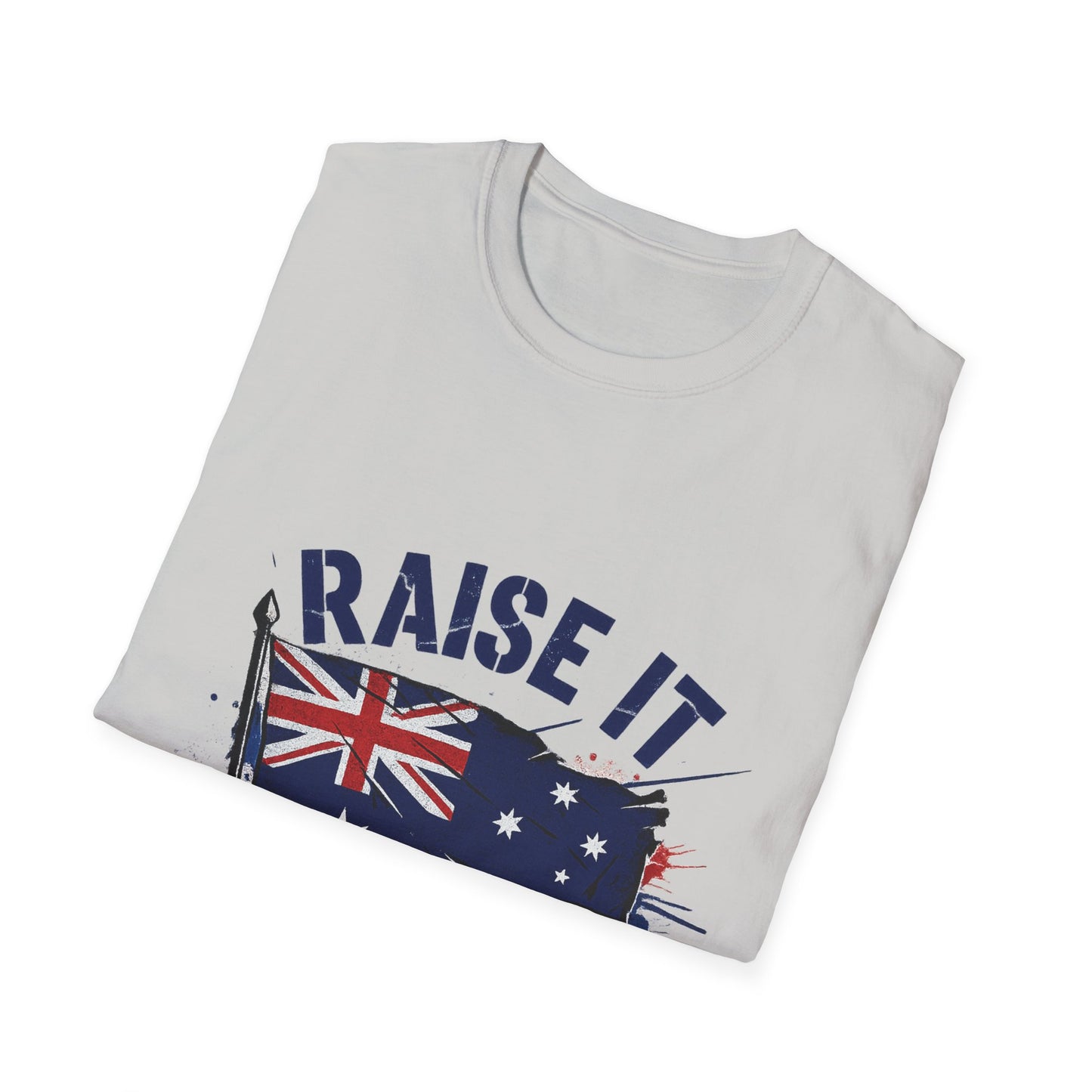 Raise It Respect It Australia Flag Unisex T-Shirt Tee