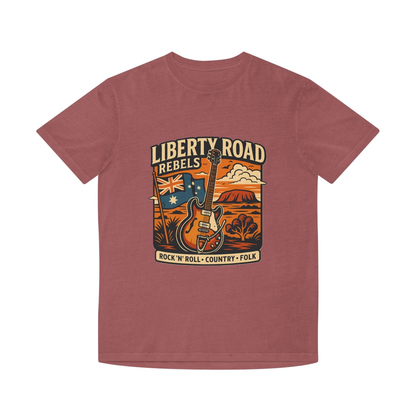 Liberty Road Rebels Australiana Unisex Tee T-Shirt