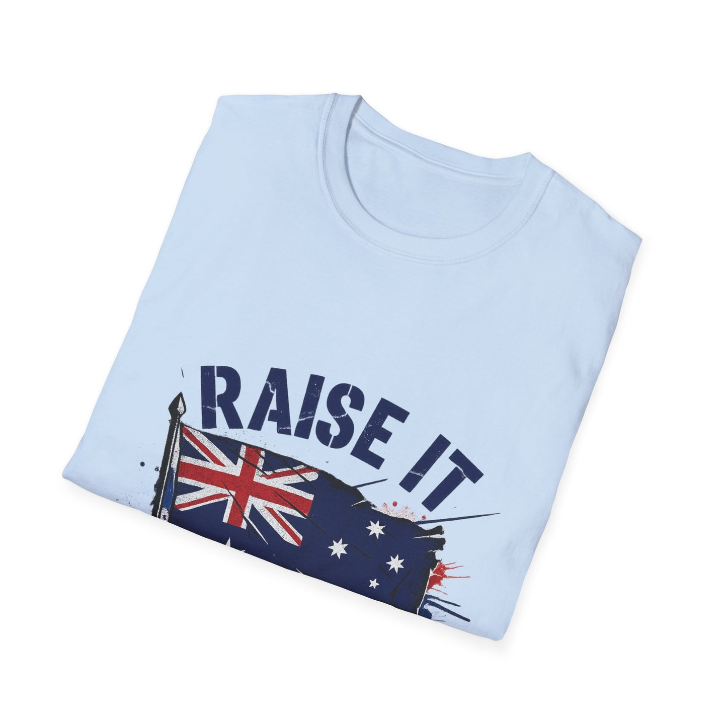 Raise It Respect It Australia Flag Unisex T-Shirt Tee