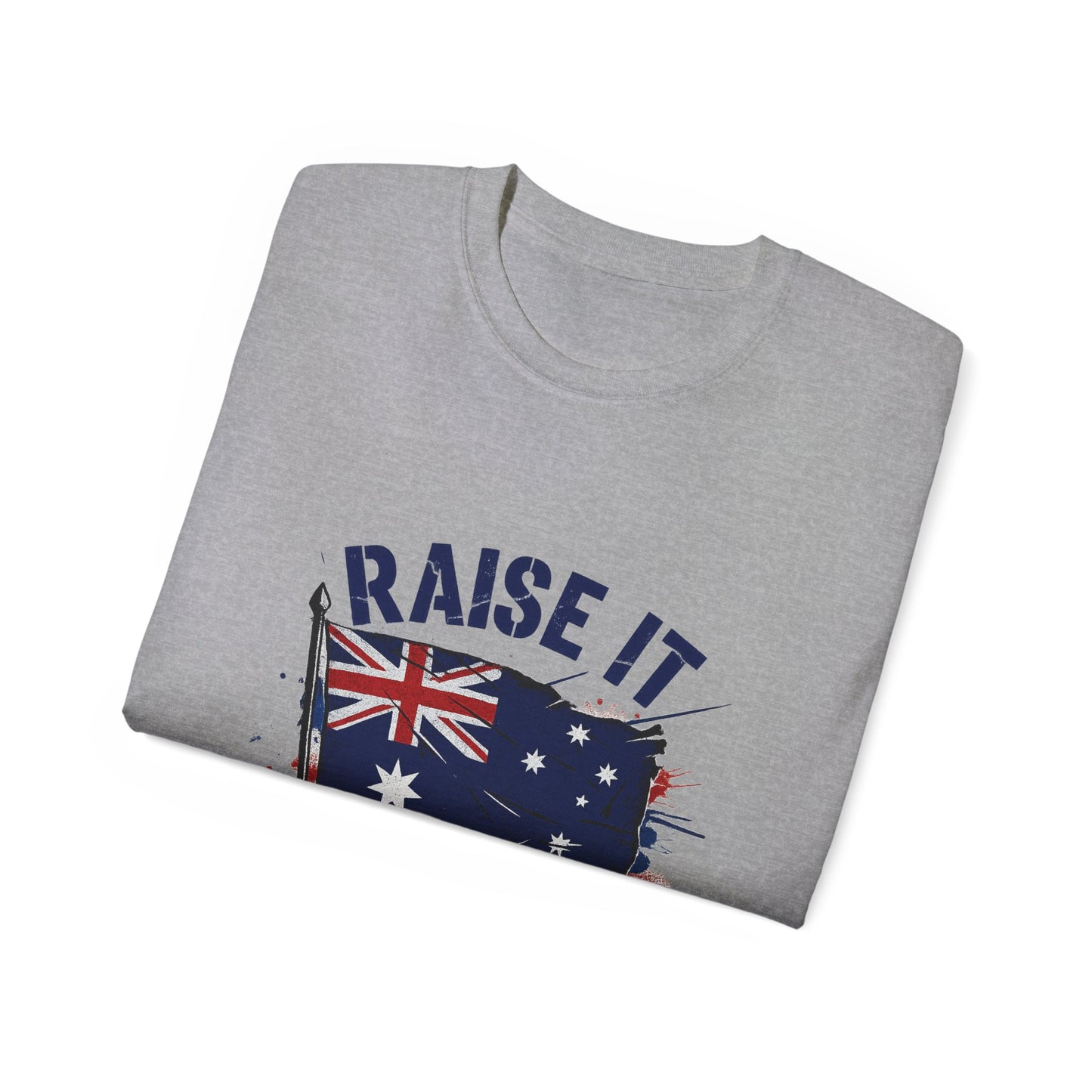Raise It Respect It Australia Flag Tribute Unisex Tee T-Shirt