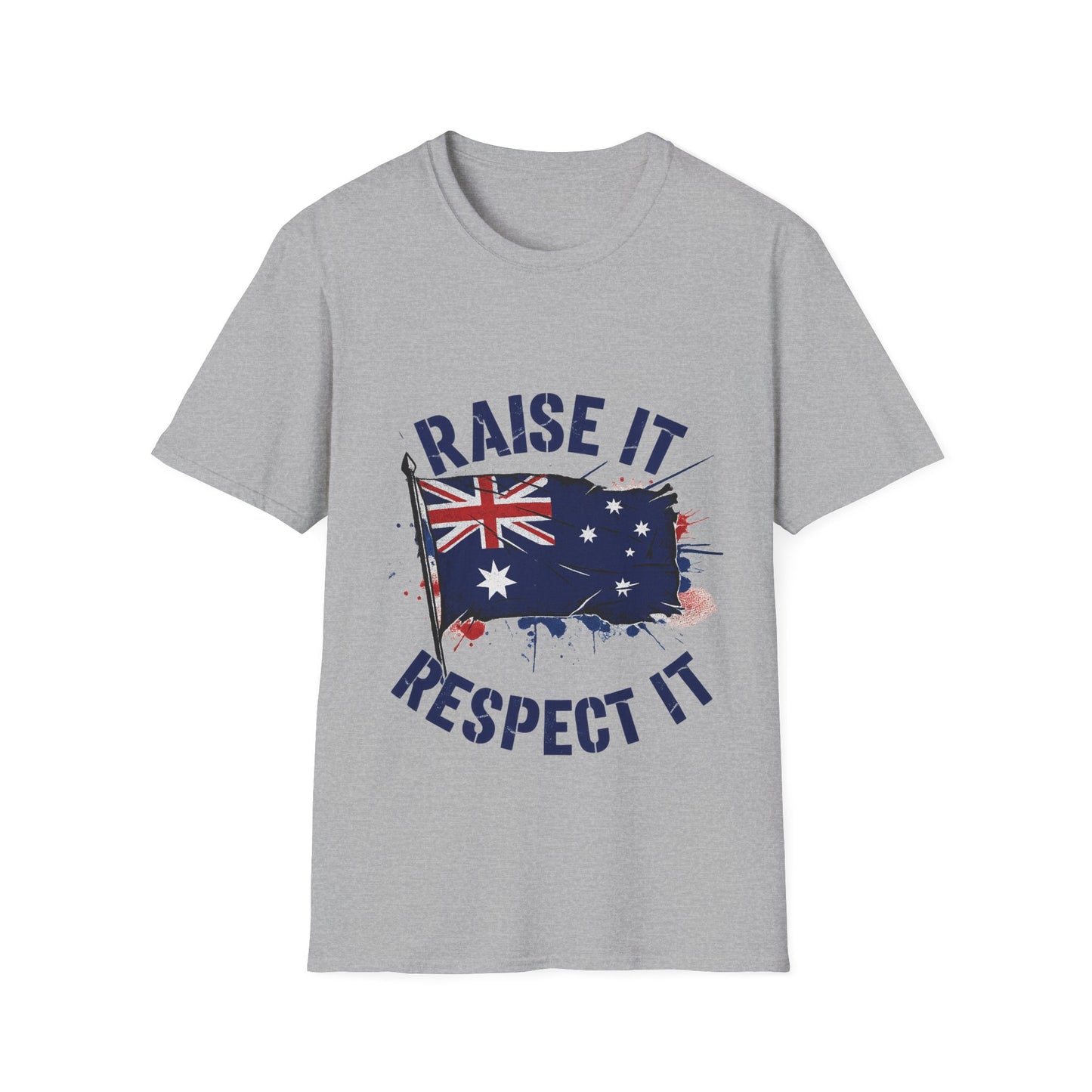 Raise It Respect It Australia Flag Unisex T-Shirt Tee