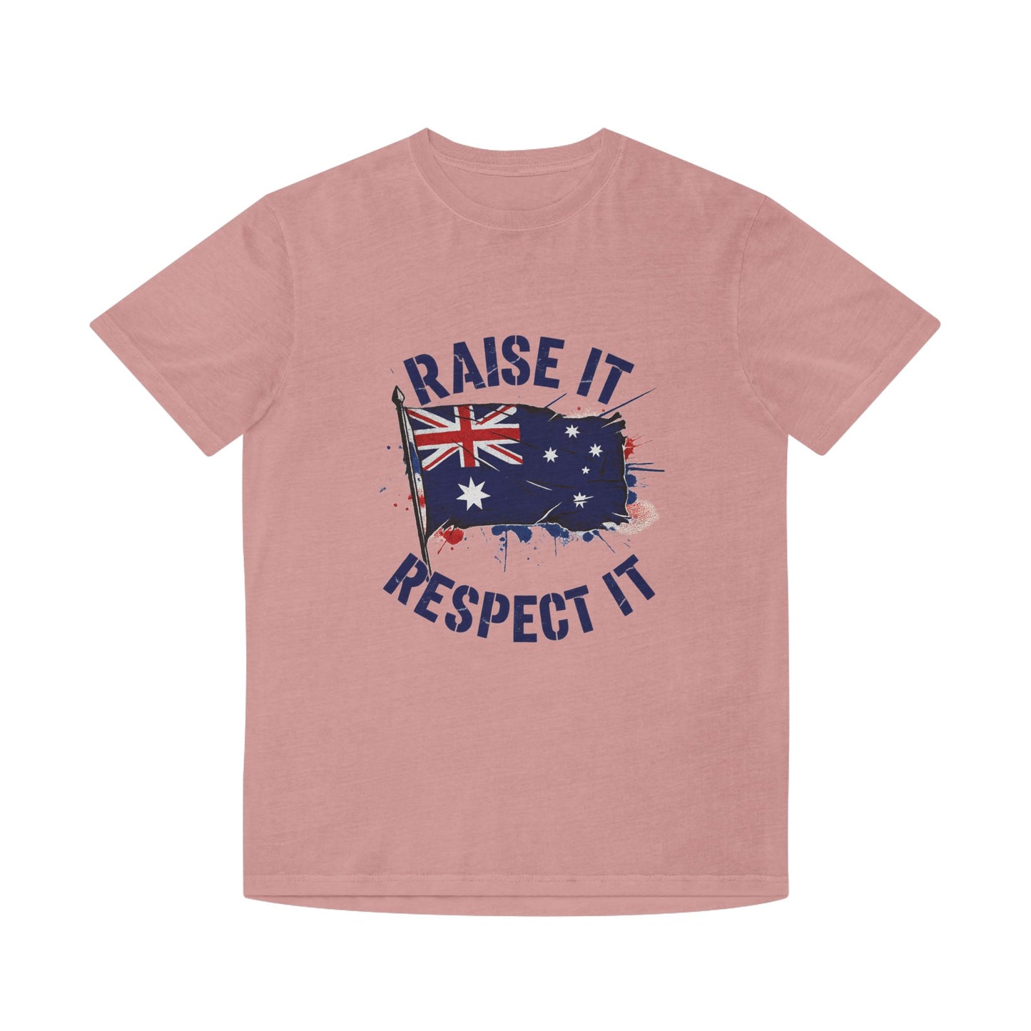 Raise It Respect It Australian Pride Unisex Faded T-Shirt