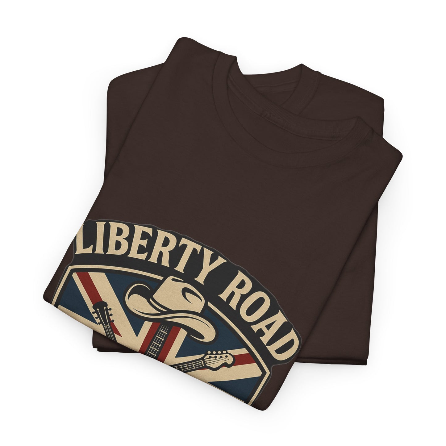 Liberty Road Rebels Britannia Rock 'n' Roll Rebels Tee Unisex Heavy Cotton T-Shirt