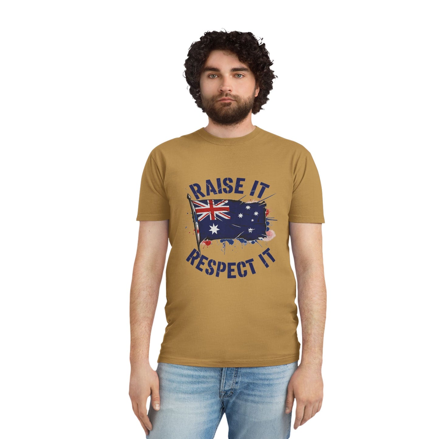 Raise It Respect It Australian Pride Unisex Faded T-Shirt
