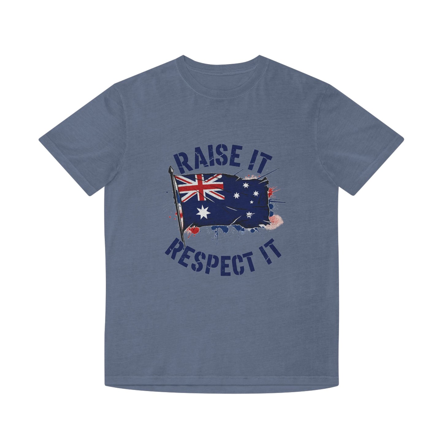 Raise It Respect It Australian Pride Unisex Faded T-Shirt