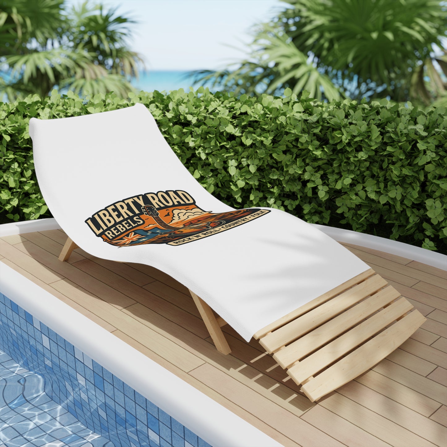 Liberty Road Rebels Australiana Beach Towels