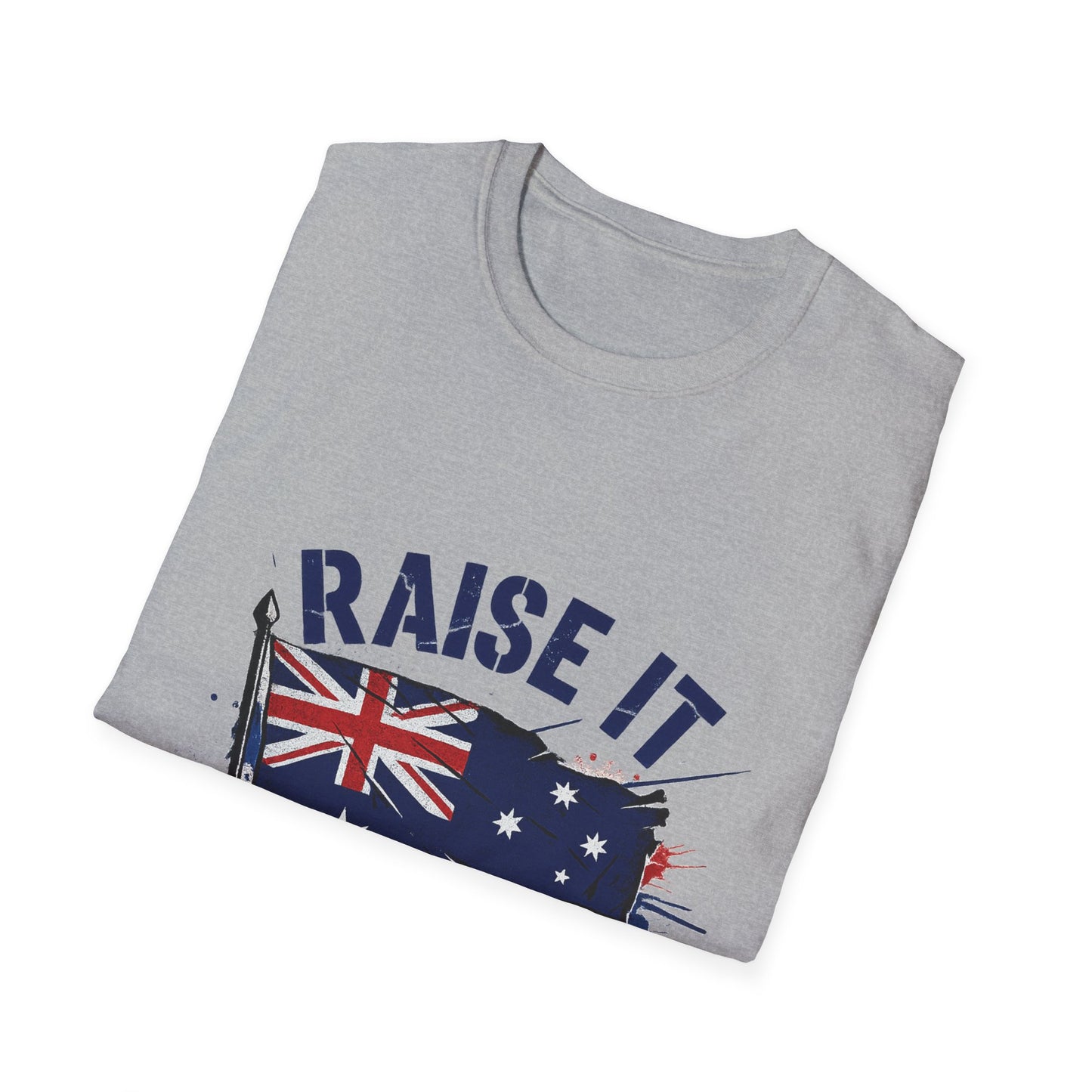 Raise It Respect It Australia Flag Unisex T-Shirt Tee