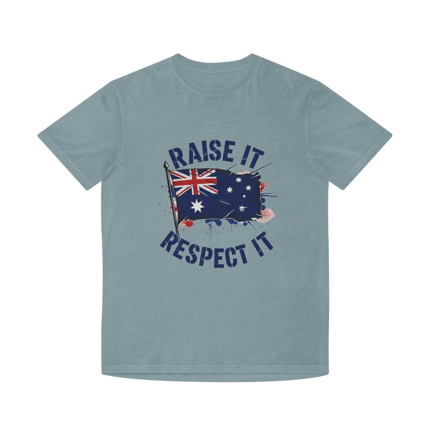 Raise It Respect It Australian Pride Unisex Faded T-Shirt