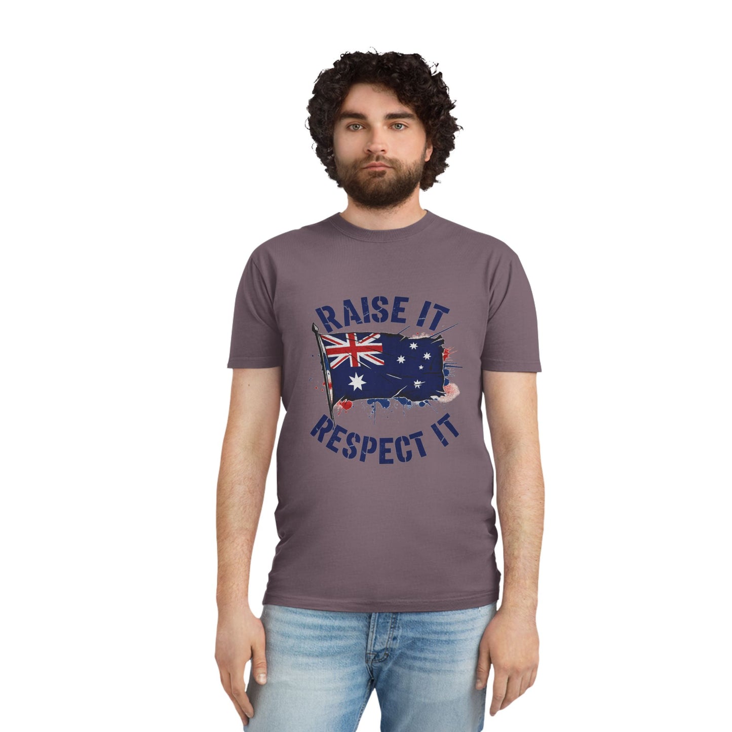 Raise It Respect It Australian Pride Unisex Faded T-Shirt