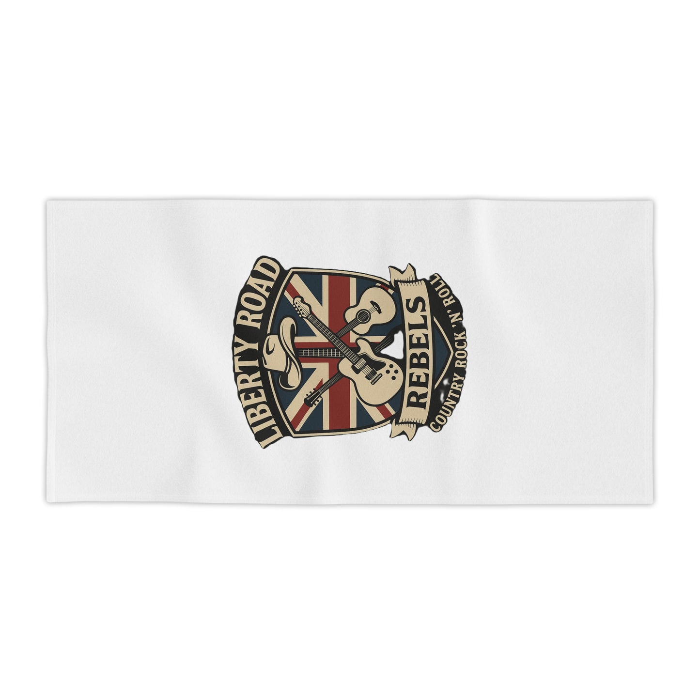 Liberty Road Rebels Britannia Rock 'n' Roll Beach Towels