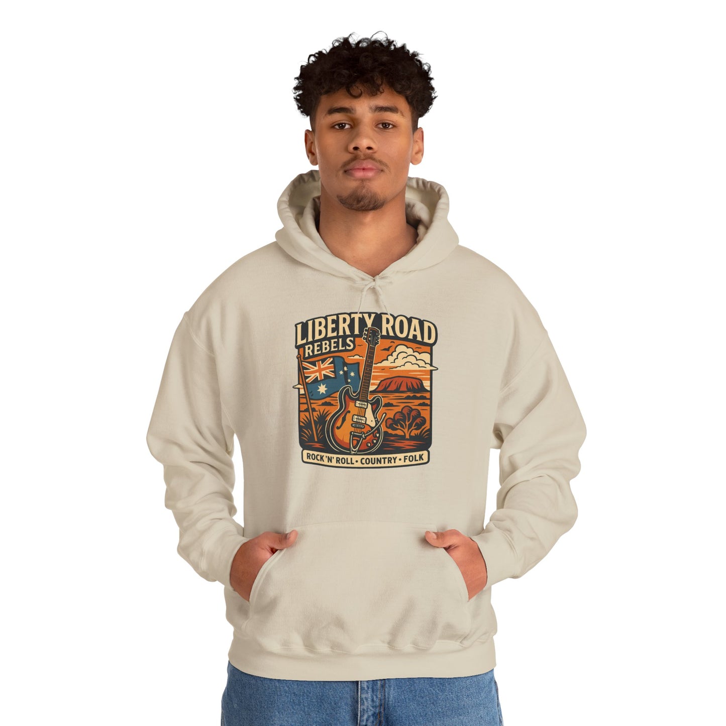 Liberty Road Rebels Australiana Hoodie