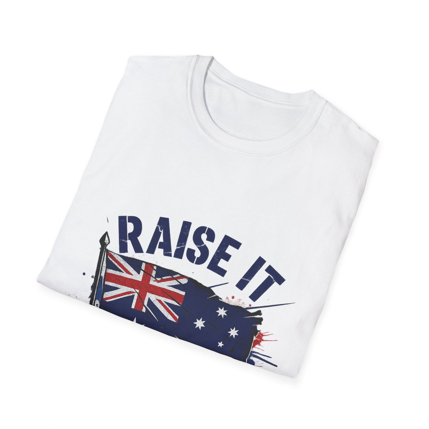 Raise It Respect It Australia Flag Unisex T-Shirt Tee