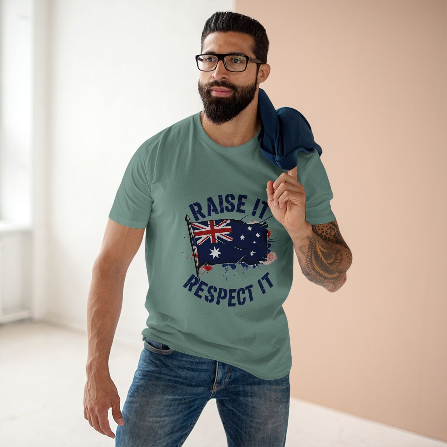 Raise It Respect It Australian Pride Tee T-Shirt