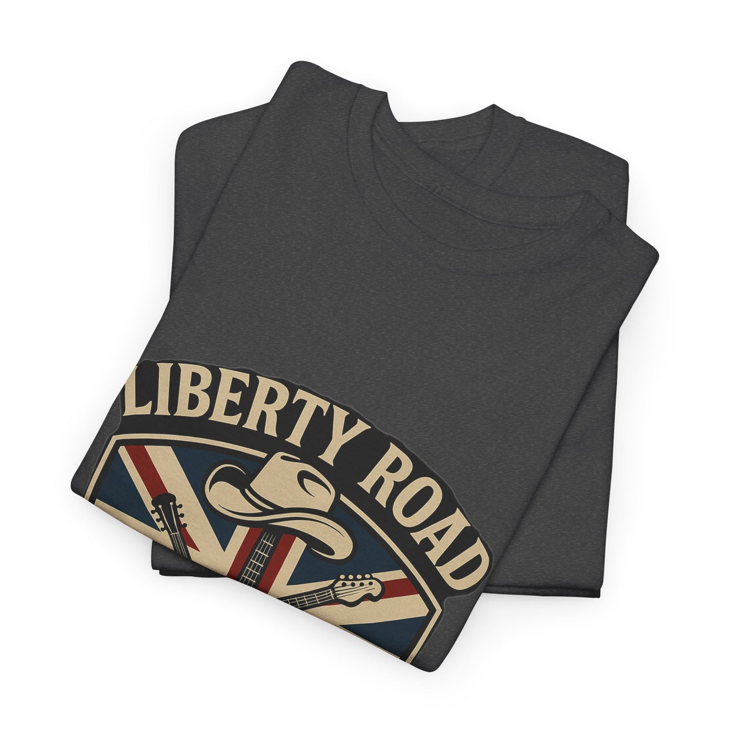 Liberty Road Rebels Britannia Rock 'n' Roll Rebels Tee Unisex Heavy Cotton T-Shirt