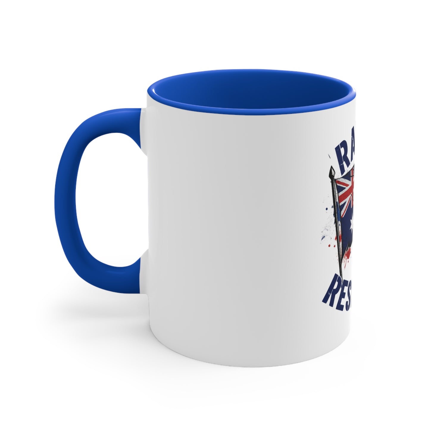 Raise It Respect It Australian Flag Colorful Accent Coffee Mug