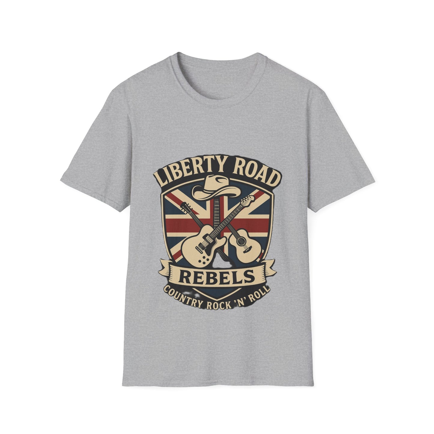 Liberty Road Rebels Britannia T-Shirt Unisex Softstyle Tee