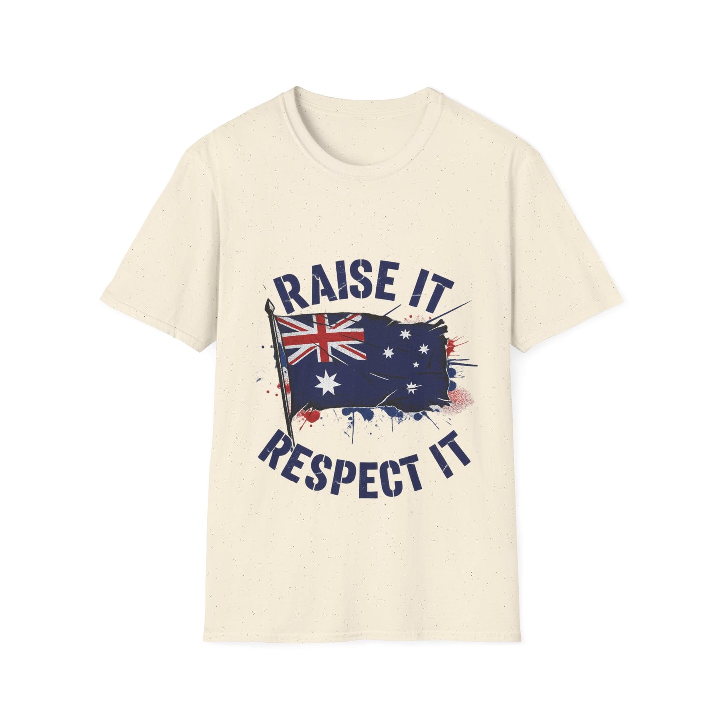 Raise It Respect It Australia Flag Unisex T-Shirt Tee