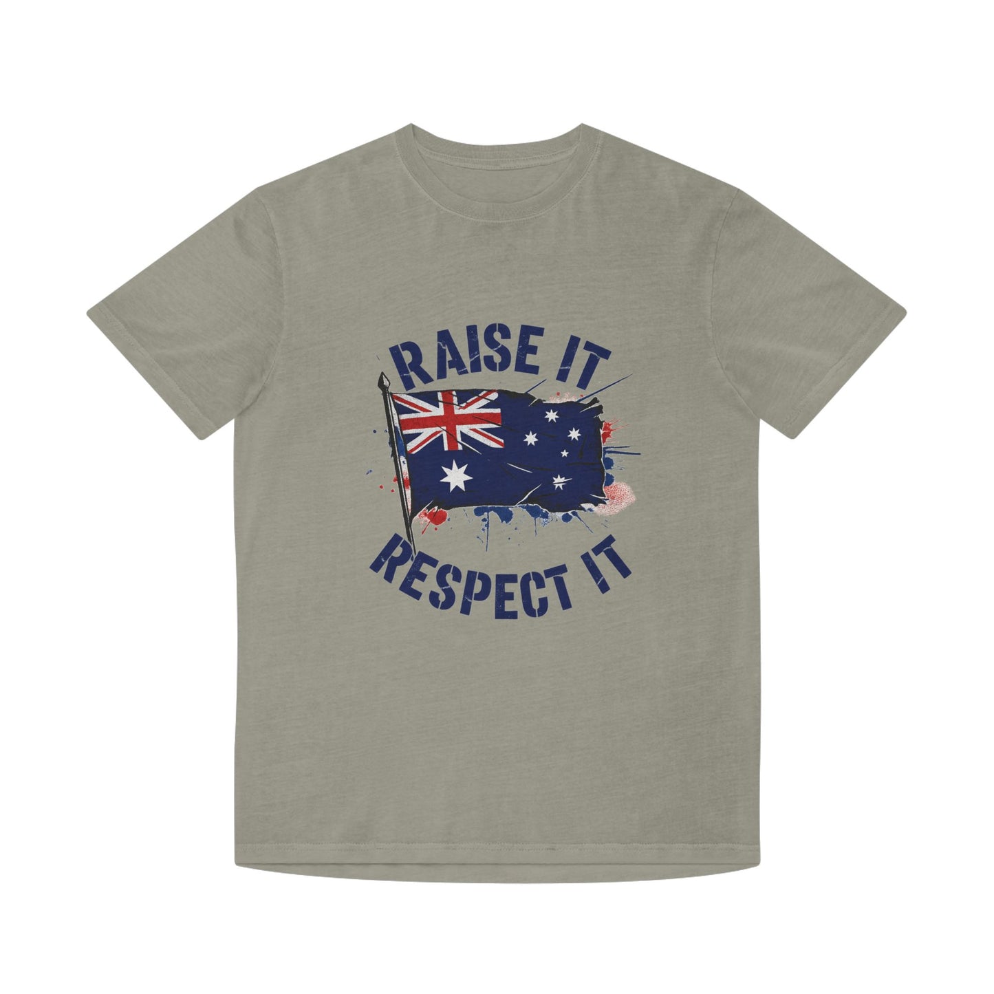 Raise It Respect It Australian Pride Unisex Faded T-Shirt