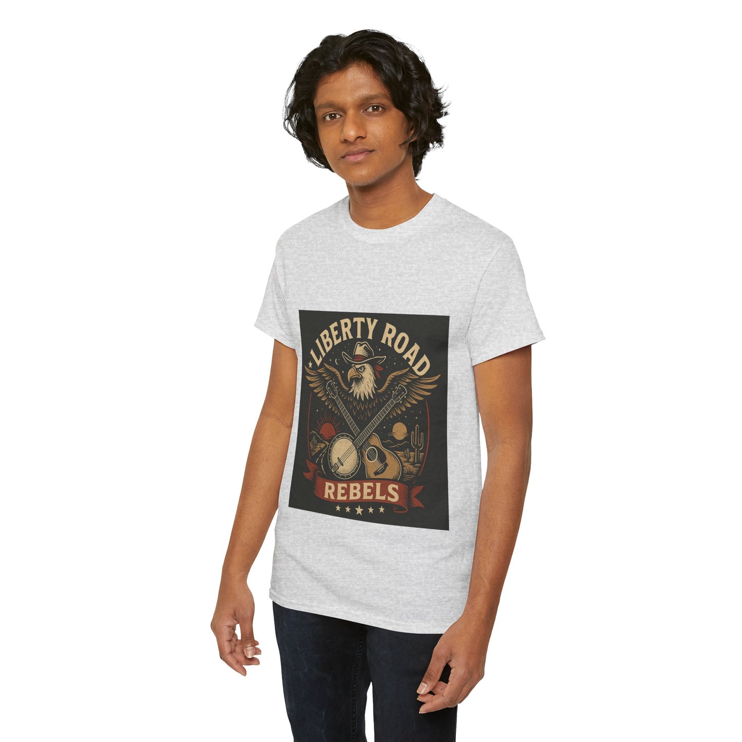 Liberty Road Rebels Vintage Americana Style Tee Unisex T-Shirt