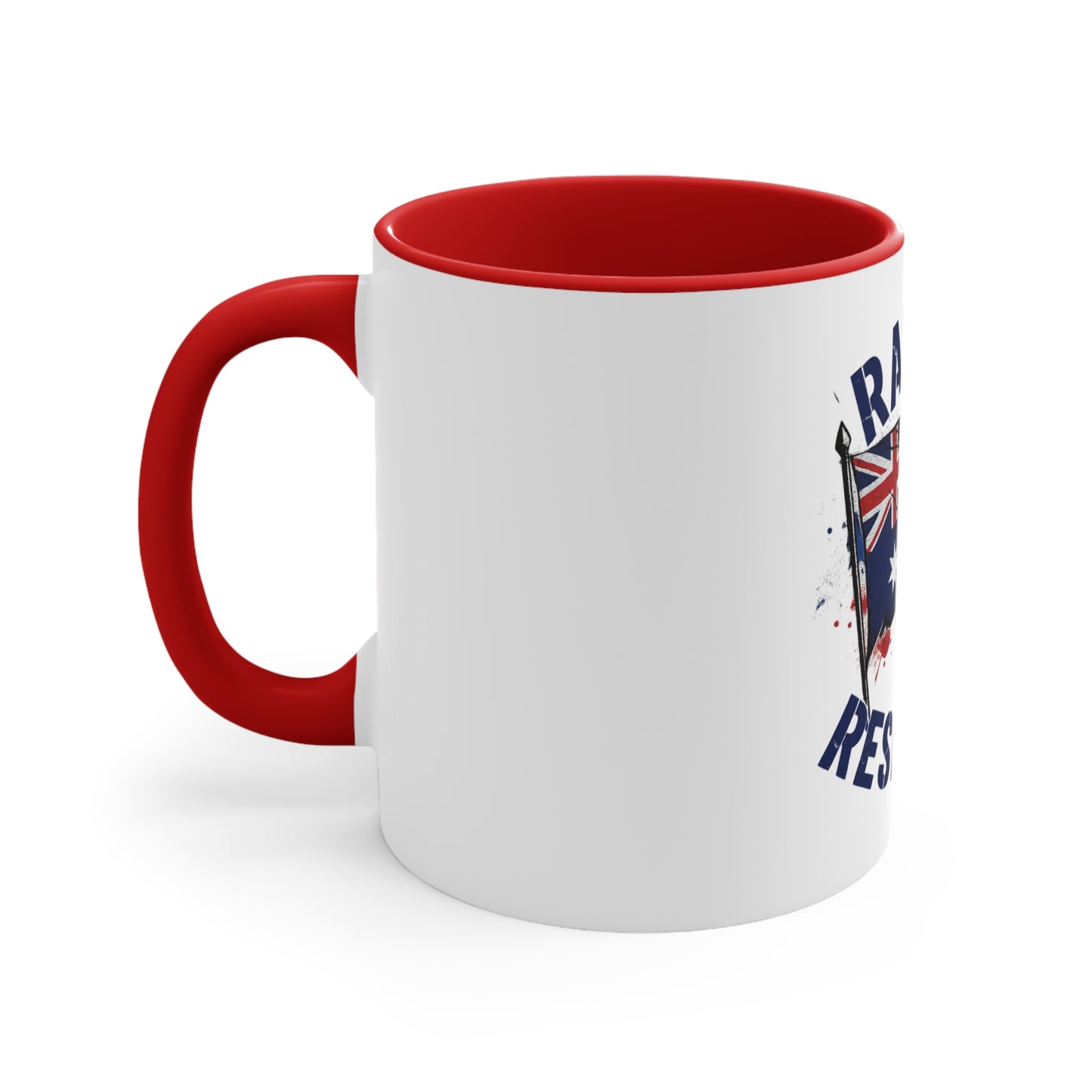 Raise It Respect It Australian Flag Colorful Accent Coffee Mug