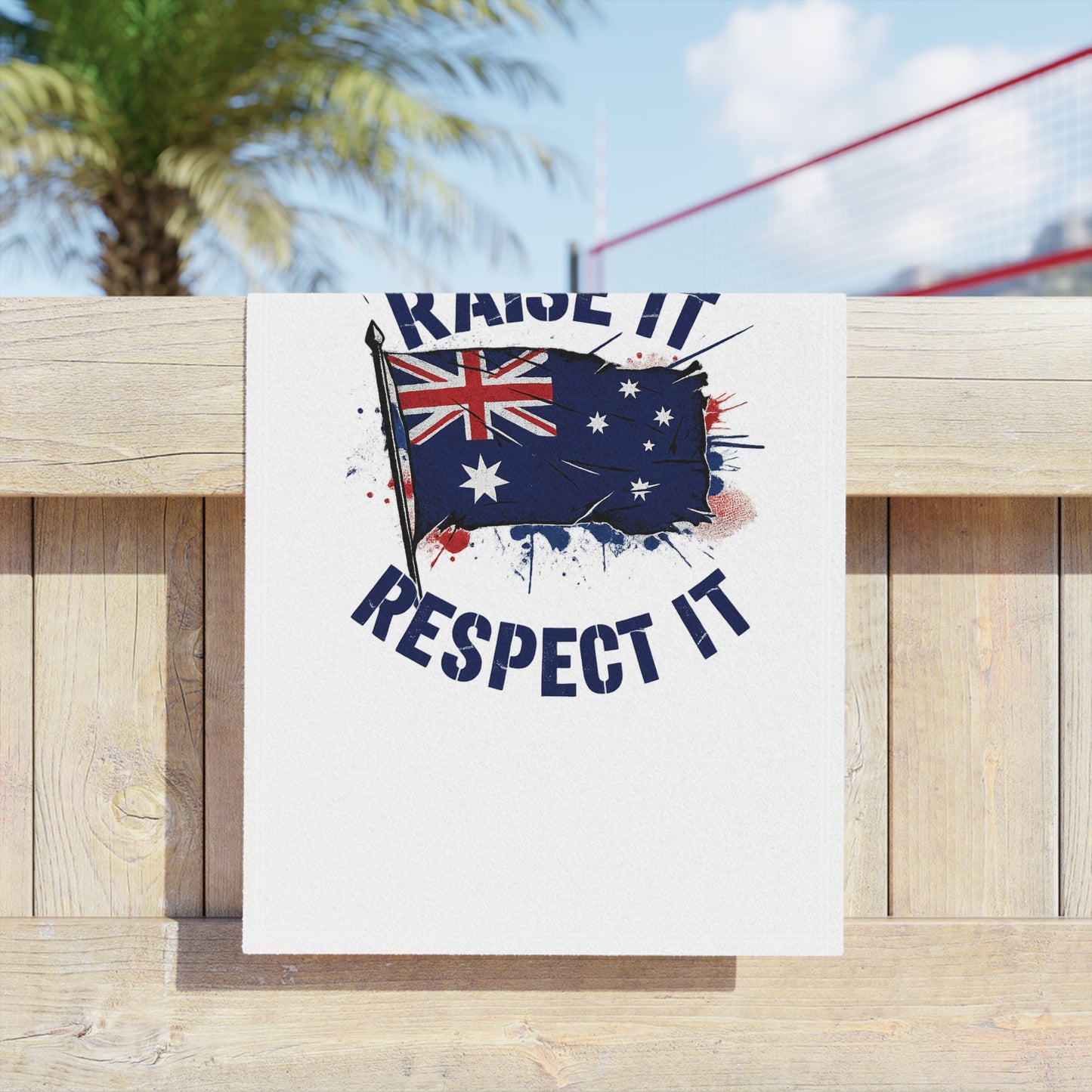Raise It Respect it Australian Pride Beach Towels
