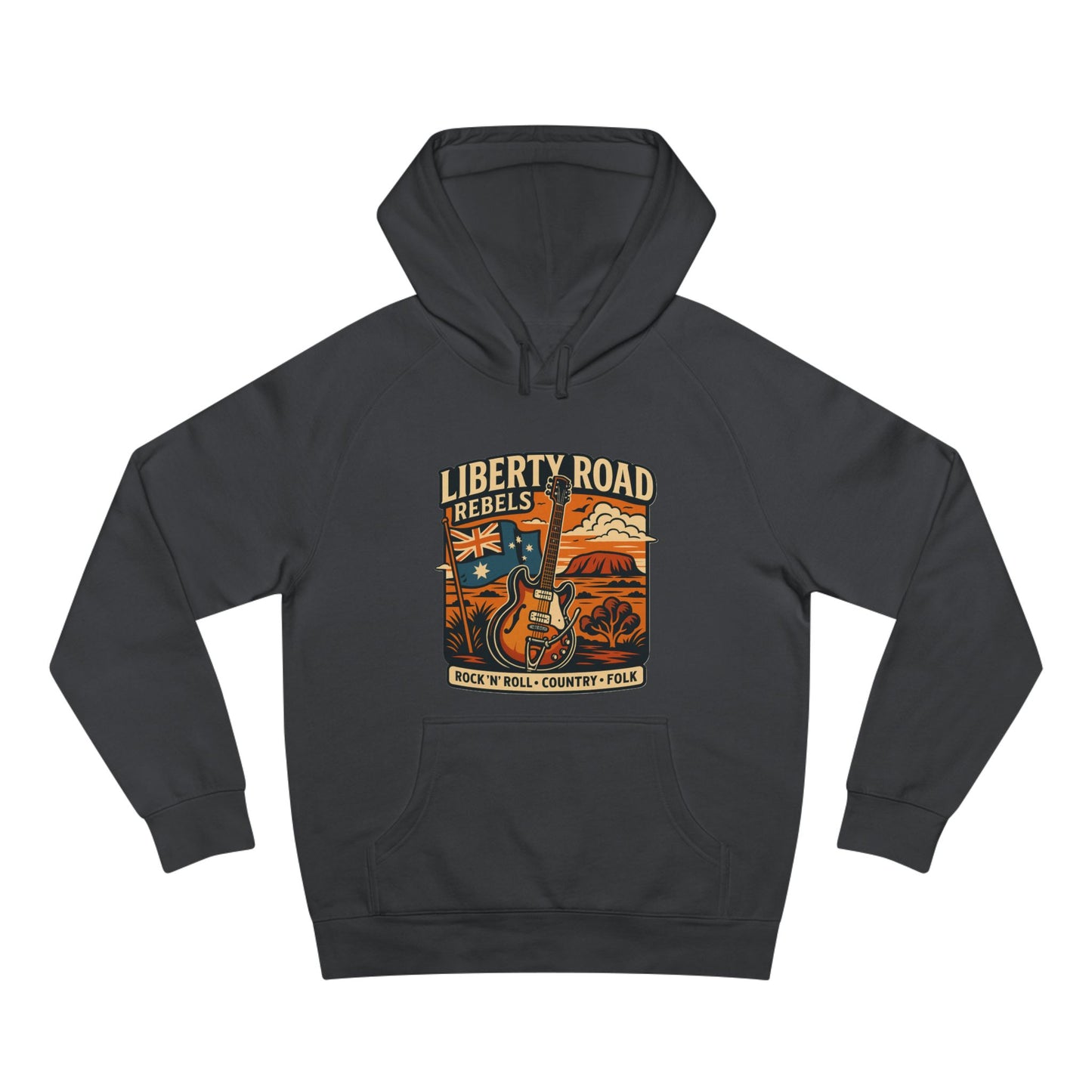 Liberty Road Rebels Vintage Australiana Hoodie