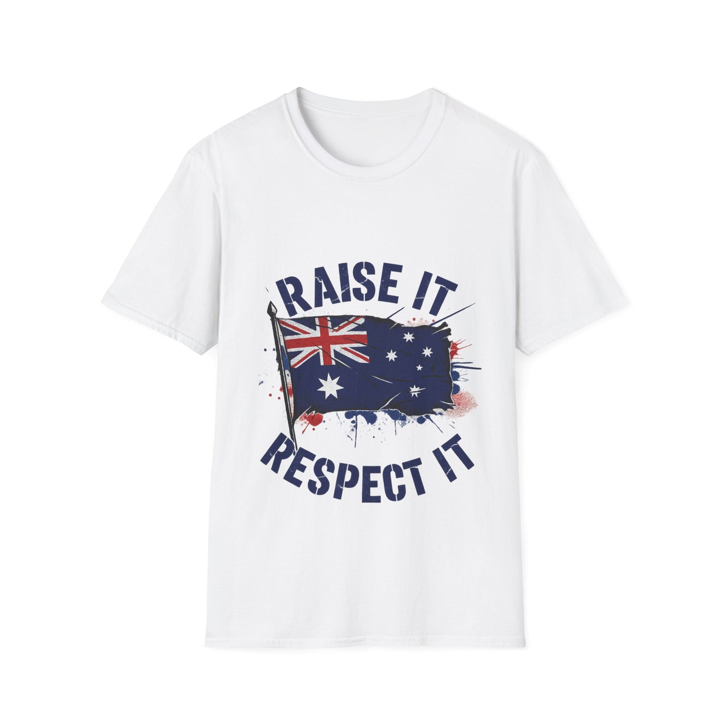 Raise It Respect It Australia Flag Unisex T-Shirt Tee
