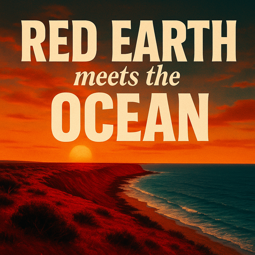 Red Earth meets the Ocean
