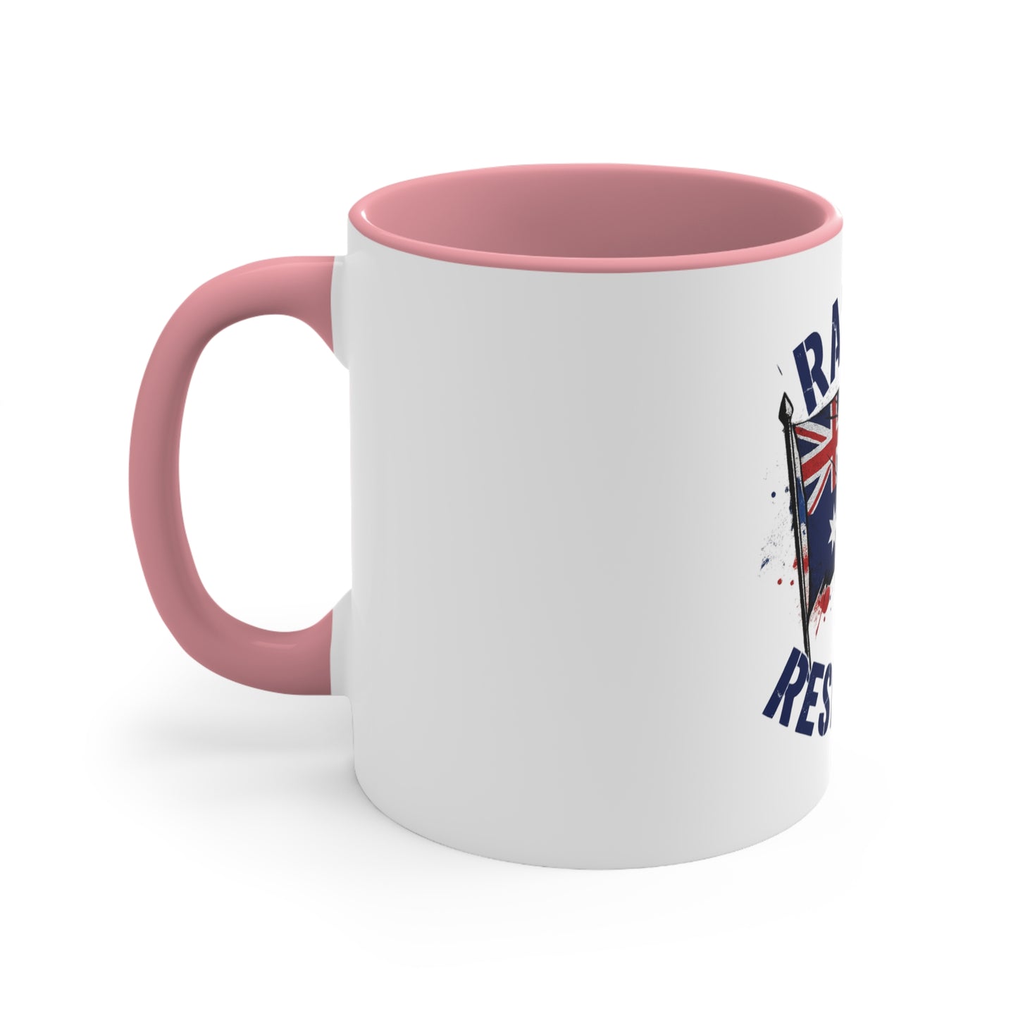 Raise It Respect It Australian Flag Colorful Accent Coffee Mug