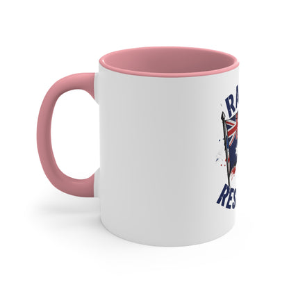 Raise It Respect It Australian Flag Colorful Accent Coffee Mug