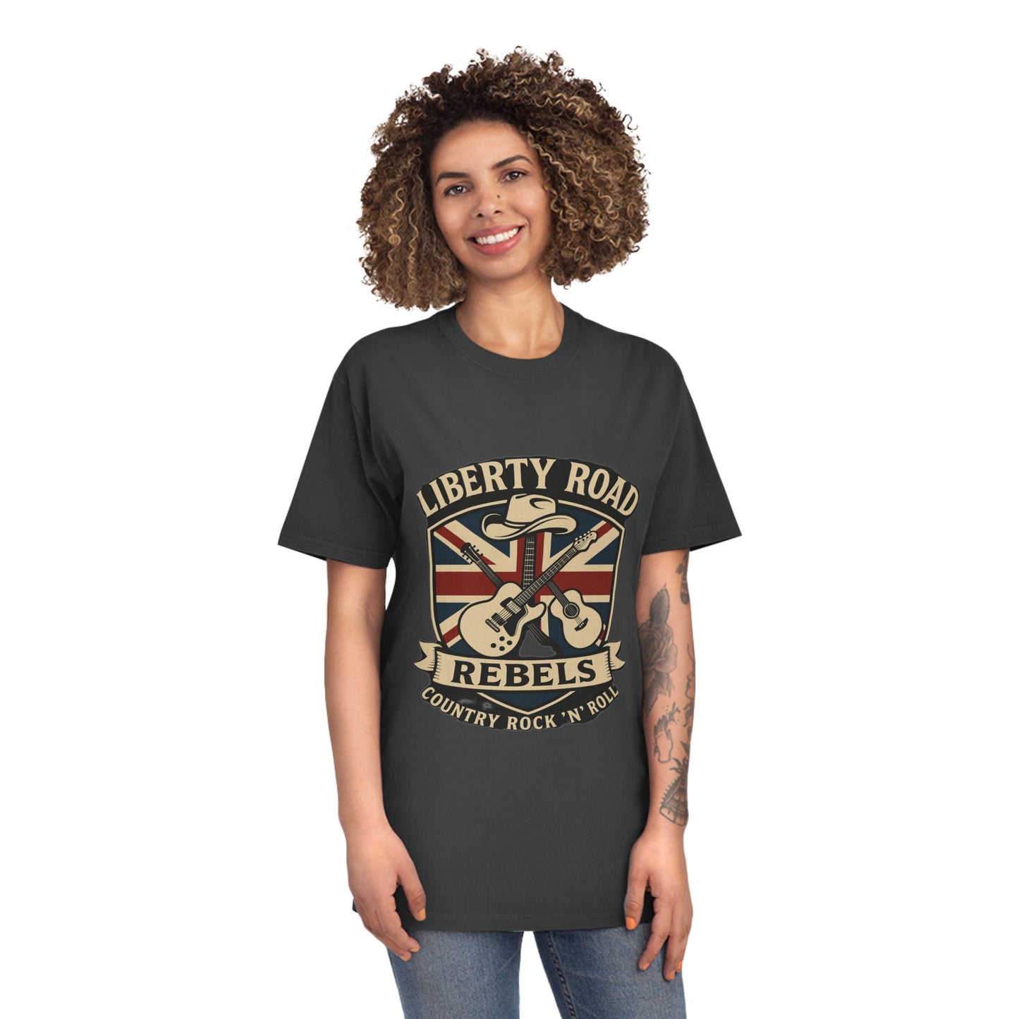 Liberty Road Rebels Britannia Unisex T-Shirt Vintage Tee