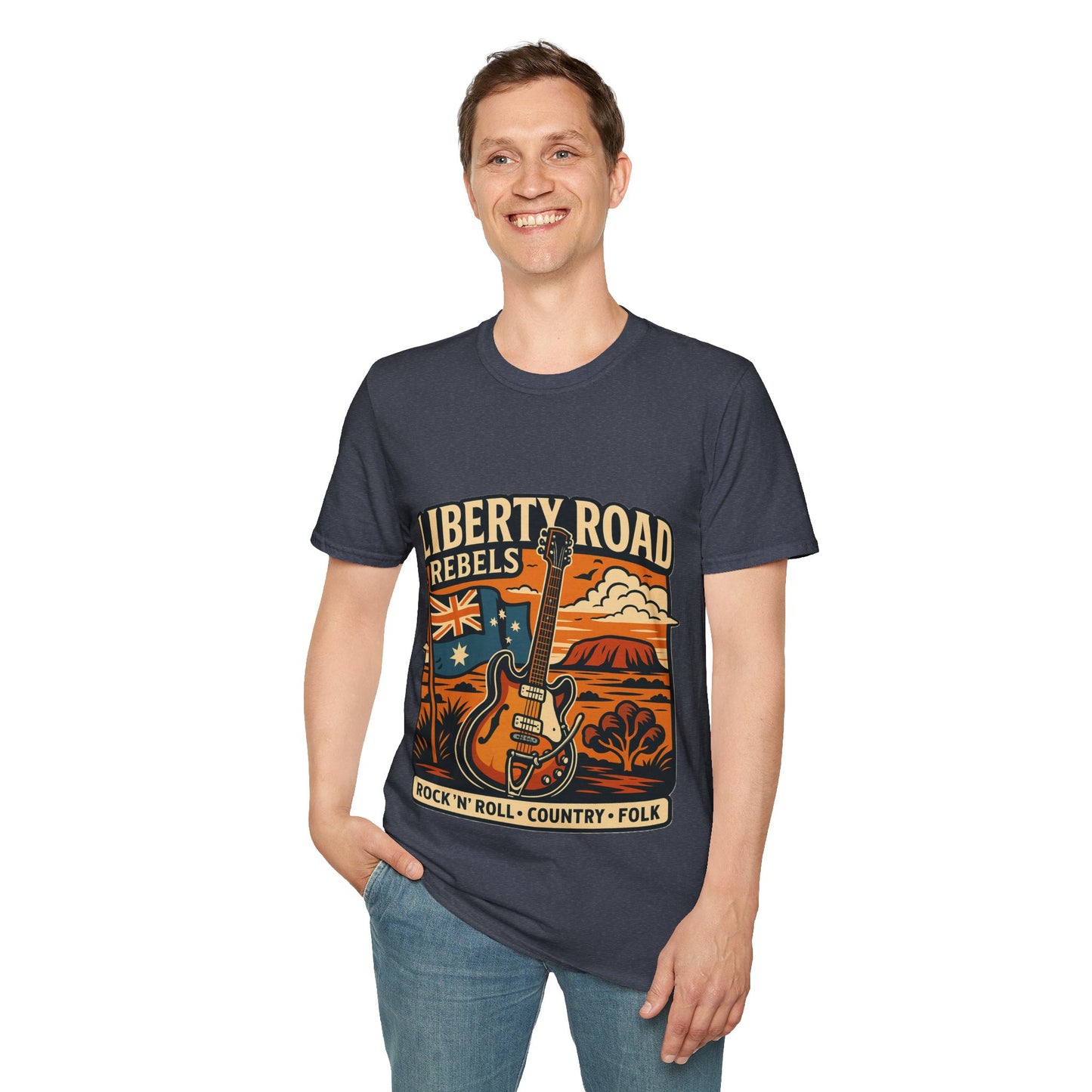 Liberty Road Rebels Australiana T-Shirt Unisex Graphic Tee