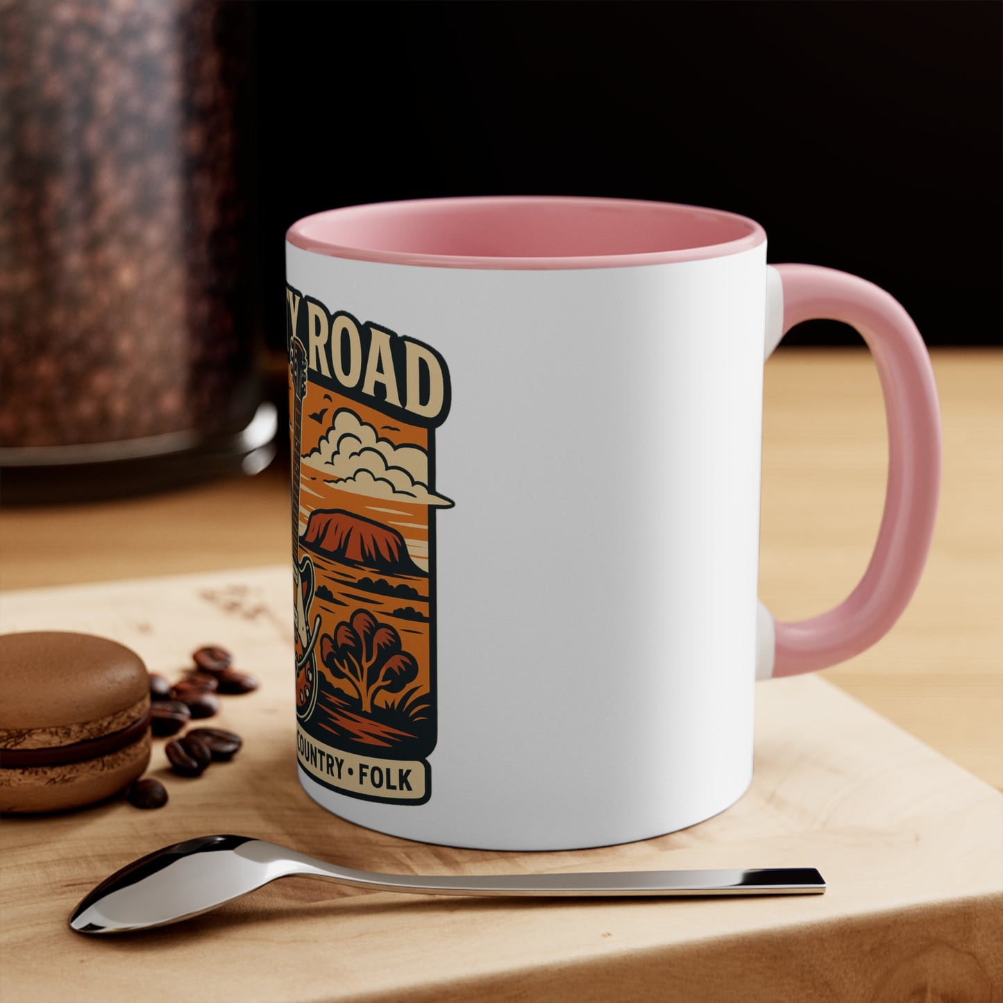 Liberty Road Rebels Australiana Colorful Accent Coffee Mug