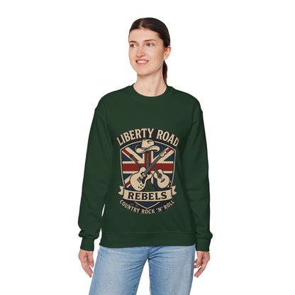 Liberty Road Rebels Britannia Sweatshirt Unisex Crewneck Longsleeve T-Shirt