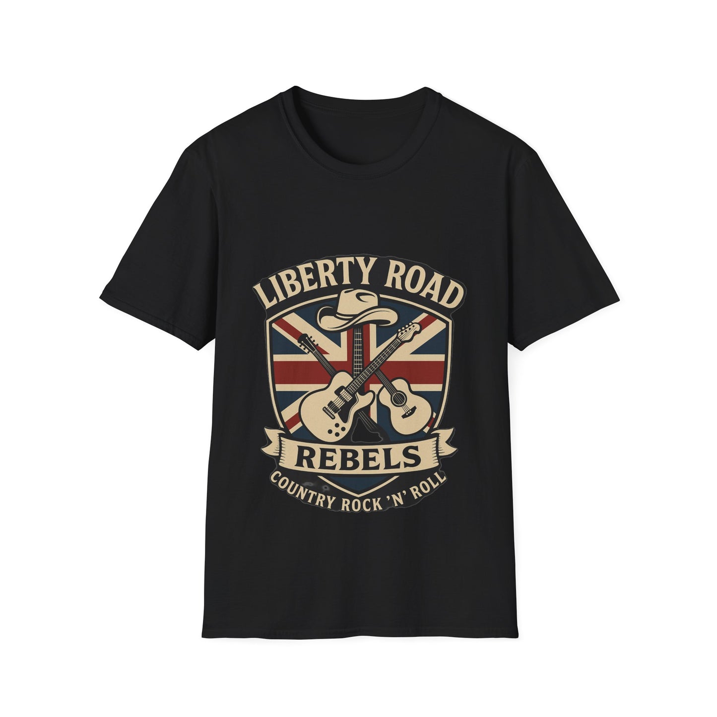 Liberty Road Rebels Britannia T-Shirt  Unisex Softstyle Tee