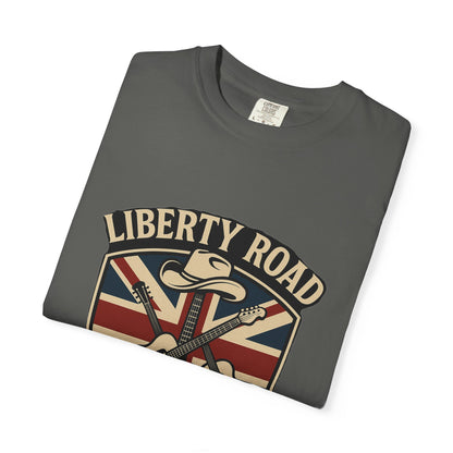 Liberty Road Rebels Britannia Rock 'N' Roll T-Shirt Vintage Style Tee