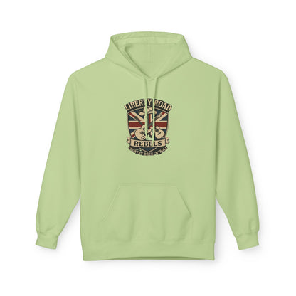 Liberty Road Rebels Britannia Fleece Hoodie Unisex Sweatshirt