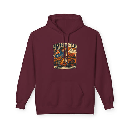 Liberty Road Rebels Vintage-Inspired Australiana Hoodie Cozy Sweatshirt