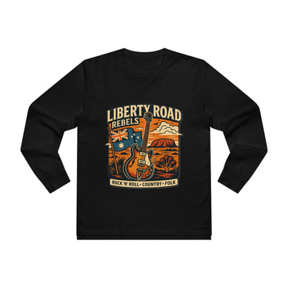 Liberty Road Rebels Australiana Long Sleeve Tee T-Shirt