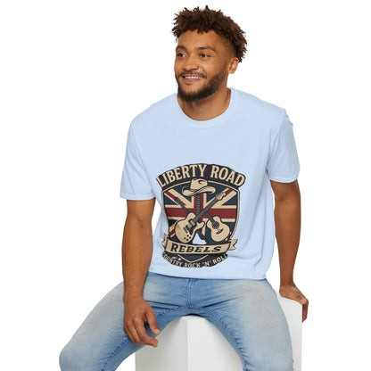 Liberty Road Rebels Britannia T-Shirt  Unisex Softstyle Tee