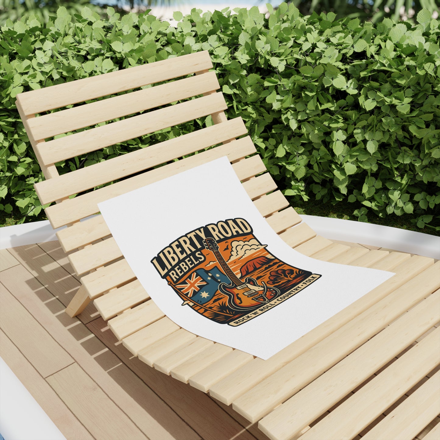 Liberty Road Rebels Australiana Beach Towels