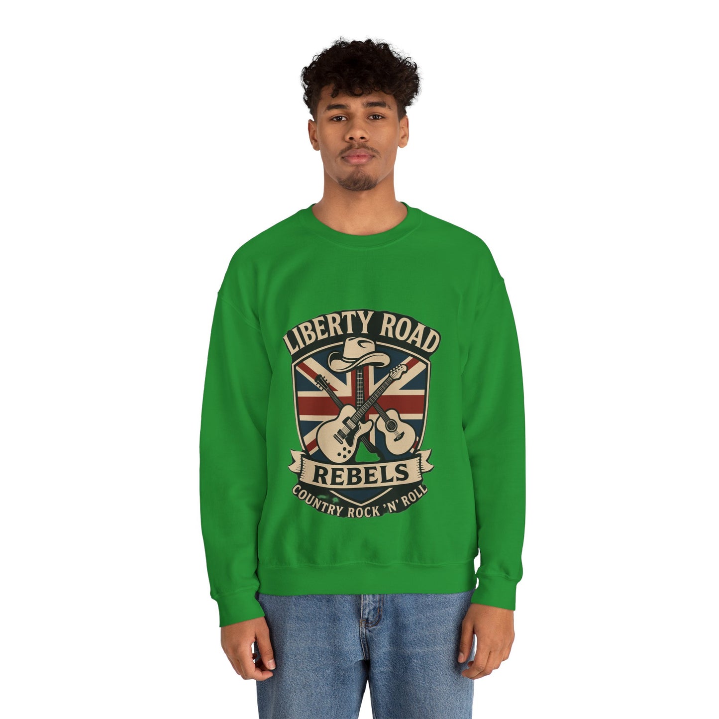 Liberty Road Rebels Britannia Sweatshirt Unisex Crewneck Longsleeve T-Shirt