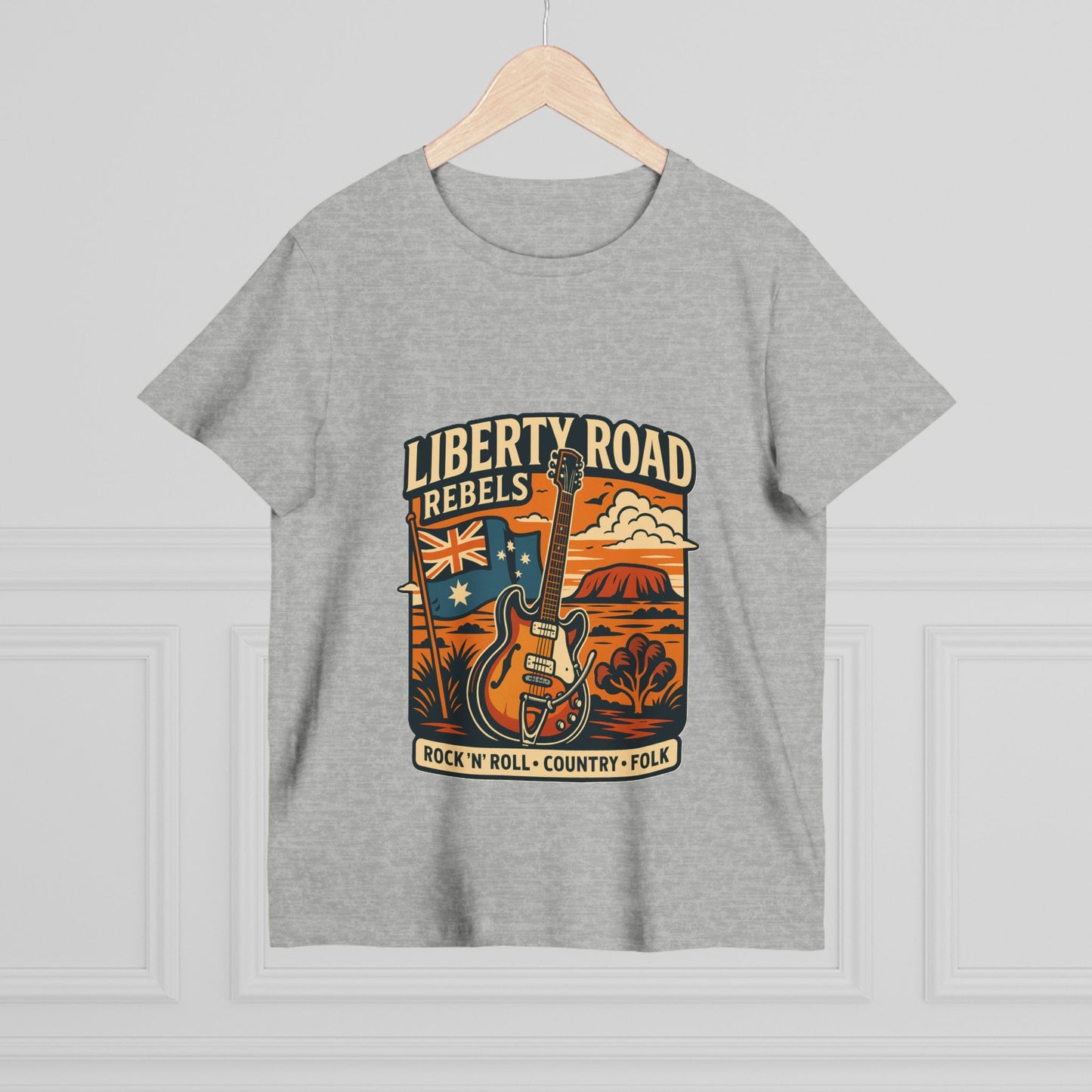 Liberty Road Rebels Vintage Australiana Rock 'n' Roll Tee T-Shirt