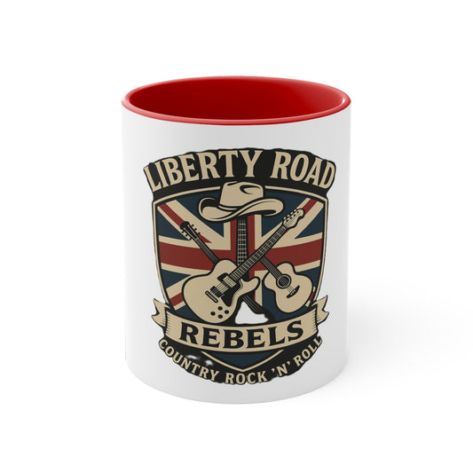 Liberty Road Rebels Britannia Country Rock 'n' Roll Coffee Mug