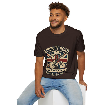 Liberty Road Rebels Britannia T-Shirt  Unisex Softstyle Tee
