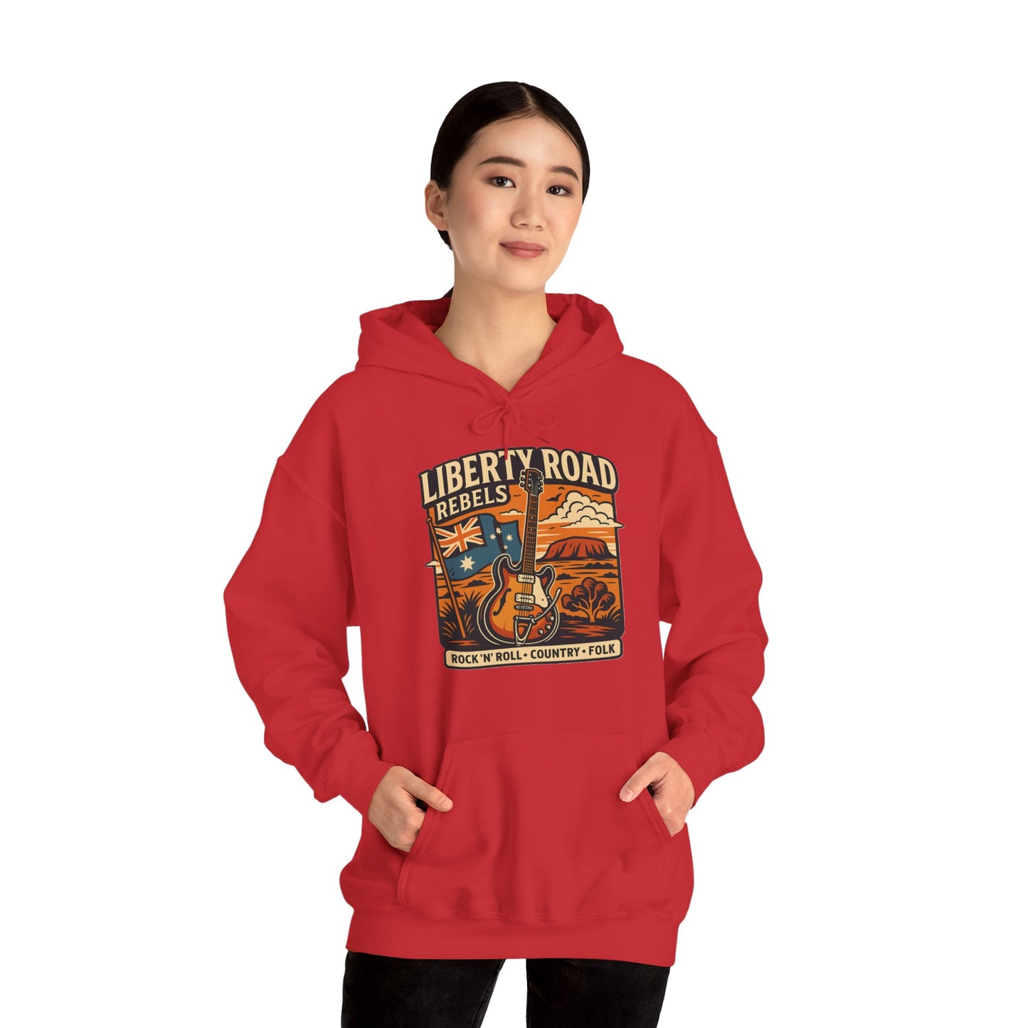 Liberty Road Rebels Australiana Hoodie